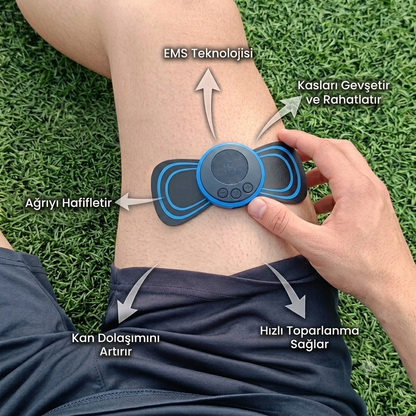 Sporcu Tipi Mini EMS Kas Rahatlatıcı Masaj Aleti